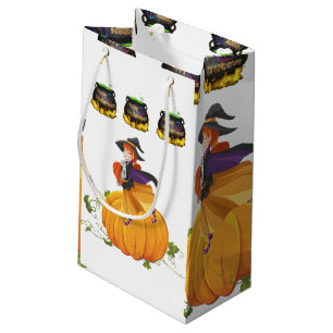 Sacola Para Presentes Pequena Saco de Presentes Feliz Halloween