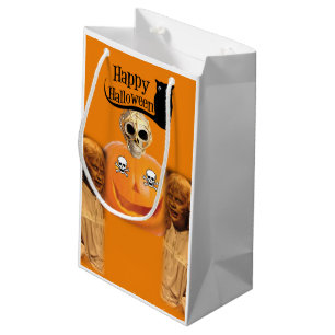Sacola Para Presentes Pequena Saco de Presentes Feliz Halloween