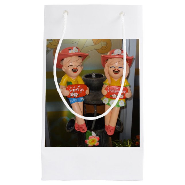 Sacola Para Presentes Pequena Saco de presentes personalizado - Pequeno, brilhan (Frente)