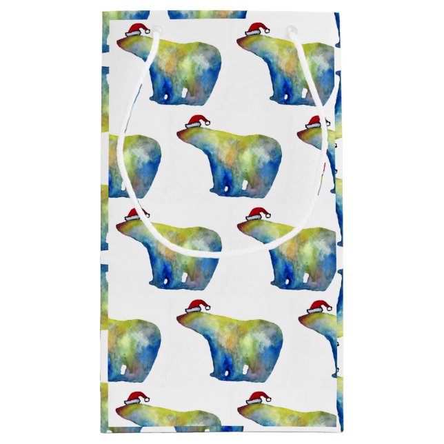 Sacola Para Presentes Pequena Saco de presentes personalizado - Pequeno, brilhan (Verso)