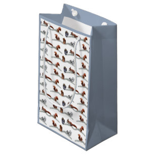 Sacola Para Presentes Pequena Saco de Presentes Squirrel Frenzy