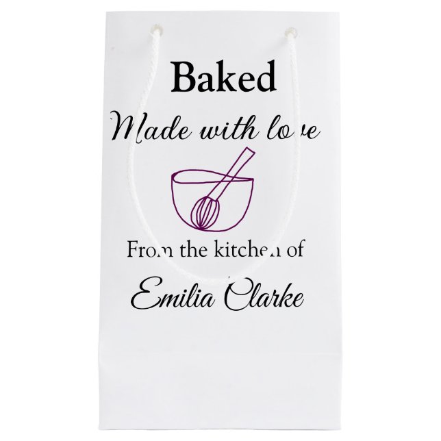 Sacola Para Presentes Pequena Saco do Presente (Frente)