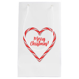 Sacola Para Presentes Pequena Saco do Presente Candy Cane