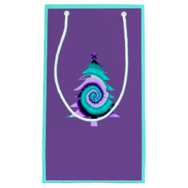 Sacola Para Presentes Pequena Saco do Presente da Árvore Psicodélica