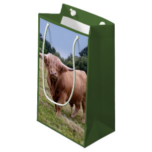 Sacola Para Presentes Pequena Saco do presente da vaca das montanhas