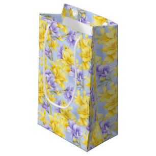 Sacola Para Presentes Pequena Saco do Presente de Impressão Floral