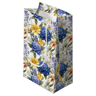 Sacola Para Presentes Pequena Saco do Presente de Impressão Floral