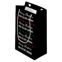 Saco do presente de Natal em Casa