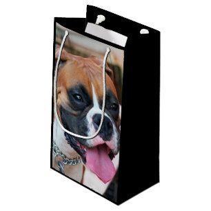 Sacola Para Presentes Pequena Saco do presente do cão do pugilista