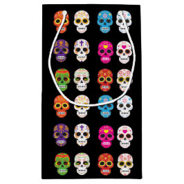 Sacola Para Presentes Pequena Saco do presente do crânio do açúcar