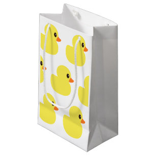 Sacola Para Presentes Pequena Saco "Ducky" de borracha do presente