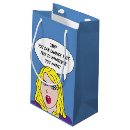 Sacola Para Presentes Pequena Saco feito sob encomenda do presente da MULHER