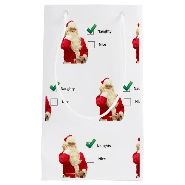 Sacola Para Presentes Pequena Saco impertinente ou agradável do presente (Frente)