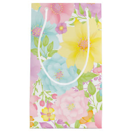 Sacola Para Presentes Pequena Saco Pastel do presente da aguarela