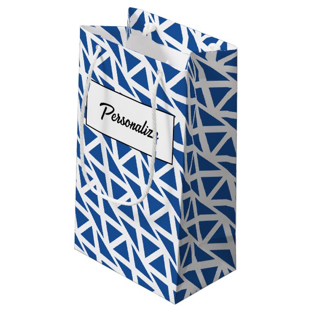 Sacola Para Presentes Pequena Sacos-presente personalizados com bandeira escoces (Verso inclinado)
