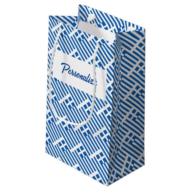 Sacola Para Presentes Pequena Sacos-presente personalizados com bandeira naciona (Verso inclinado)