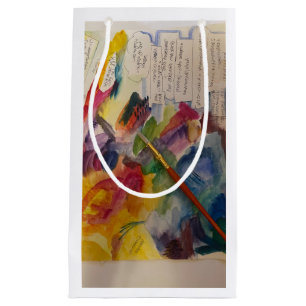 Sacola Para Presentes Pequena Sacos-presentes aquarelas