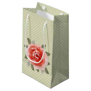Sacola Para Presentes Pequena Sacos-presentes Rosa de Lixo Vermelho