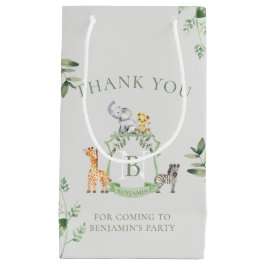 Sacola Para Presentes Pequena Safari Crest