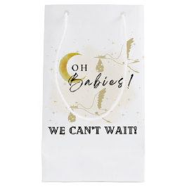 Sacola Para Presentes Pequena Sage Green Gender Revebe Baby Safari