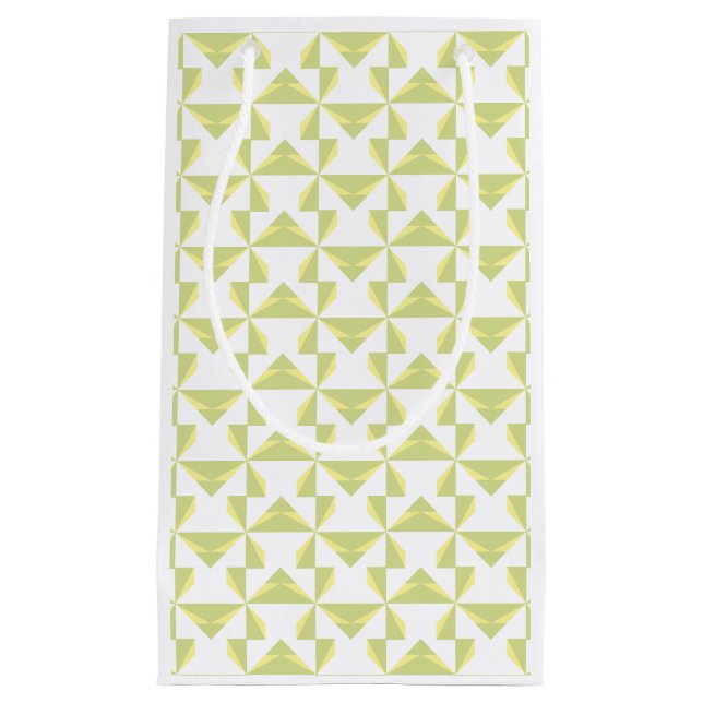 Sacola Para Presentes Pequena Sage Pinkers (Frente)