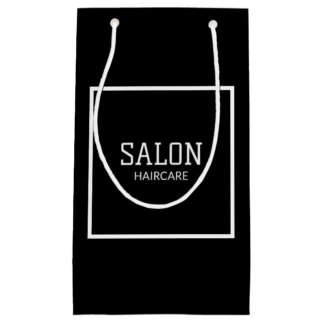 Sacola Para Presentes Pequena Salon Haircare Bag (Frente)