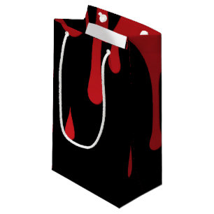 Sacola Para Presentes Pequena Sangue pingando