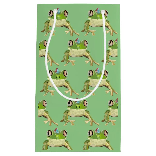 Sacola Para Presentes Pequena Sapo Gift Bag (Frente)