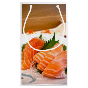 Sacola Para Presentes Pequena Sashimi Gift Bag do Salmão de Cuisine Japonês