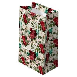 Sacola Para Presentes Pequena Série Rosa e Dragonfly (Design 14)