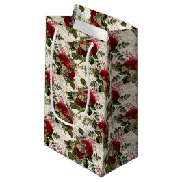 Sacola Para Presentes Pequena Série Rosa e Dragonfly (Design 7)