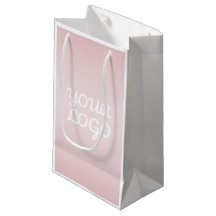 Seu Logotipo & Ombre Rosa Blush Moderno e Elegante