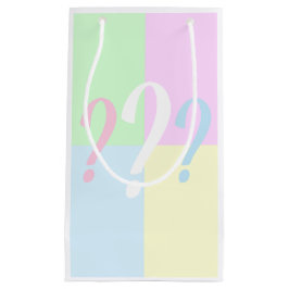 Sacola Para Presentes Pequena Sexo revela ponto de interrogação