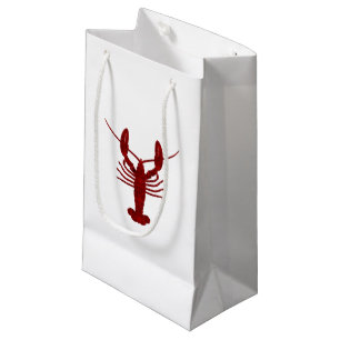 Sacola Para Presentes Pequena Silhueta da lagosta