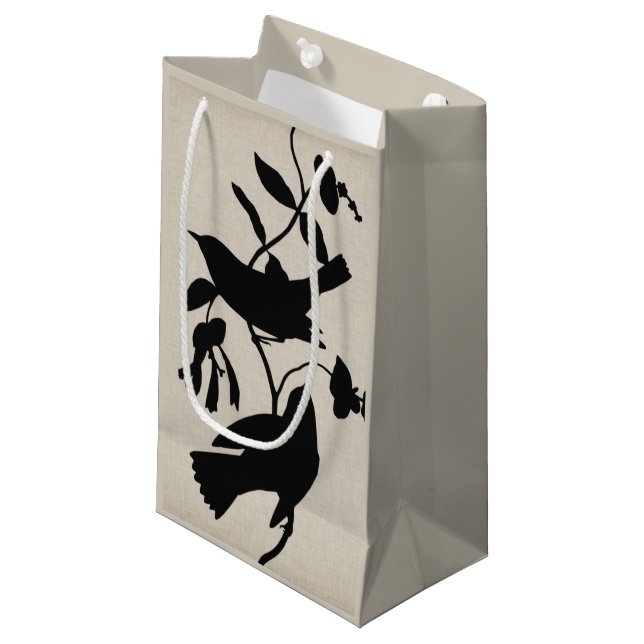 Sacola Para Presentes Pequena Silhuette Audubon IV (Frente inclinada)