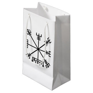 Sacola Para Presentes Pequena Símbolo de Vegvisir