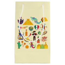 Sacola Para Presentes Pequena Símbolos do México