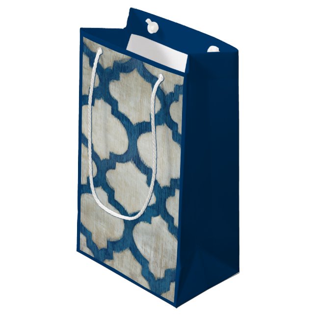 Sacola Para Presentes Pequena Simetria de Espectro II (Frente inclinada)