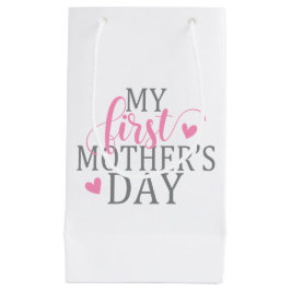 Sacola Para Presentes Pequena Simples e Elegante Meu primeiro Dia de as mães| Sa
