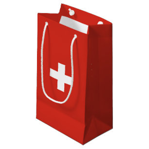 Sacola Para Presentes Pequena sinalizador de suiça