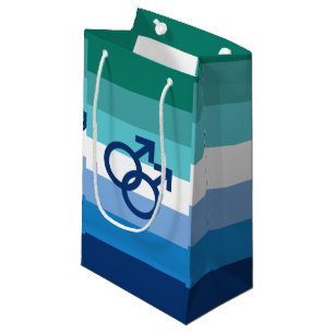 Sacola Para Presentes Pequena Sinalizador do Orgulho Maleável do Gay MLM