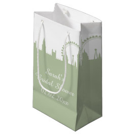 Sacola Para Presentes Pequena Skyline Sage Bag.