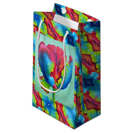 Sacola Para Presentes Pequena Sm Gift Bag Rainbow Tulip #2