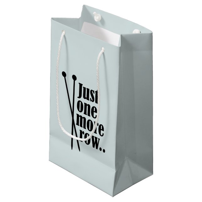 Sacola Para Presentes Pequena Só mais uma linha - (Frente inclinada)