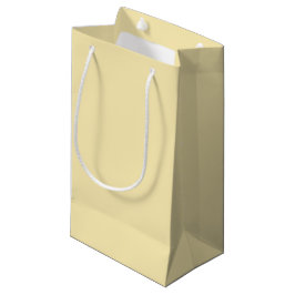 Sacola Para Presentes Pequena Soft Cream Elegant Minimalist Gift Packaging