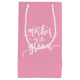 Sacola Para Presentes Pequena Sogra da Noiva Caligrafia de Casamento | Bolsa de 