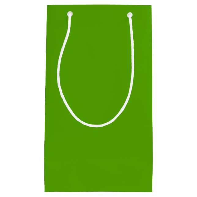 Sacola Para Presentes Pequena Solid Jolly Green (Frente)