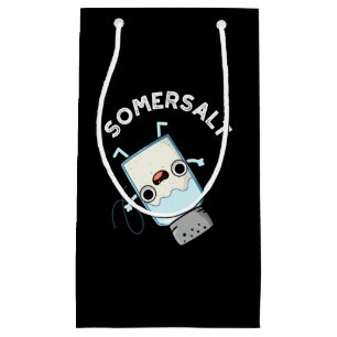 Sacola Para Presentes Pequena Somersal Funny Somersault Sal Pun Dark BG