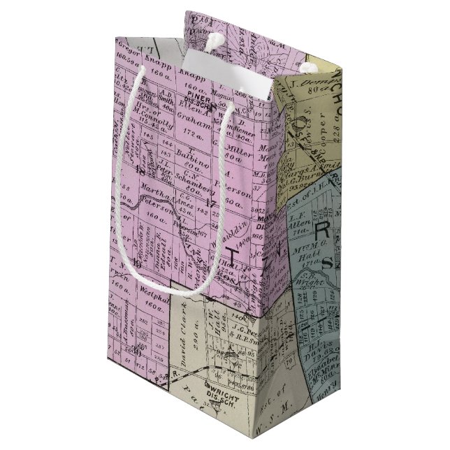 Sacola Para Presentes Pequena Sonoma County, Califórnia 27 (Verso inclinado)