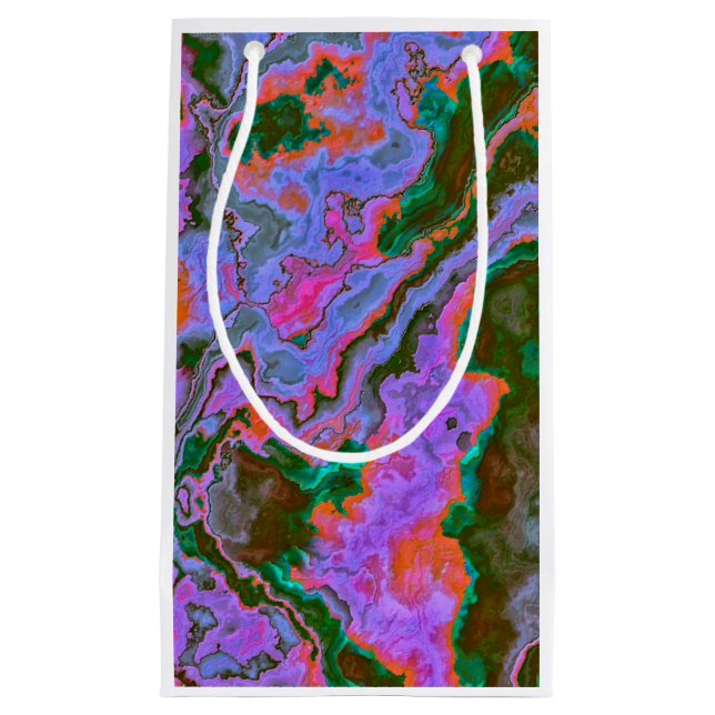 Sacola Para Presentes Pequena Sour Marble (Frente)